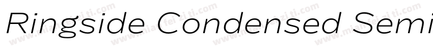 Ringside Condensed Semibold Regular字体转换